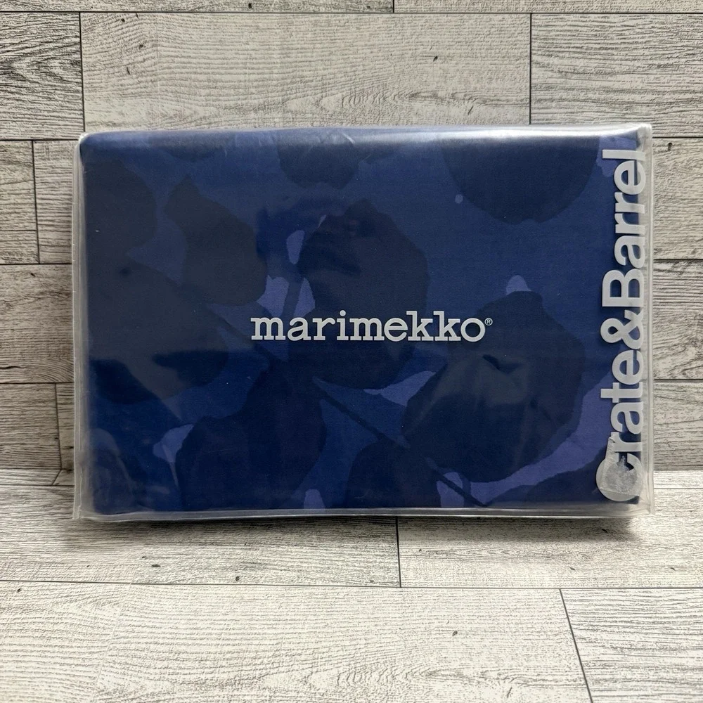 Crate & Barrel Marimekko Saarni Pillow Sham King 20 X 36 100-% Cotton NEW‎